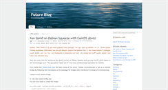 Desktop Screenshot of futureblog.grawet.be